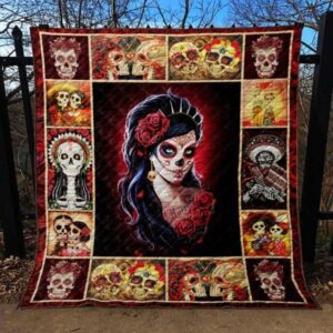 Skull Quilt Blanket Ver 88  Quilt